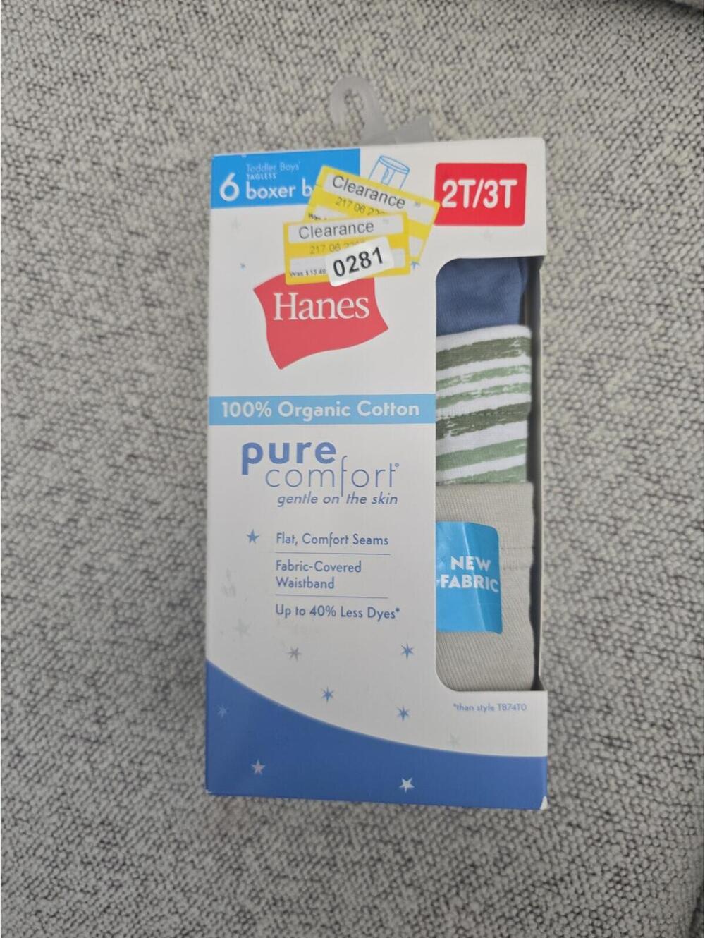 2t/3t brand new tagless, boxer briefs item 281 bin 17